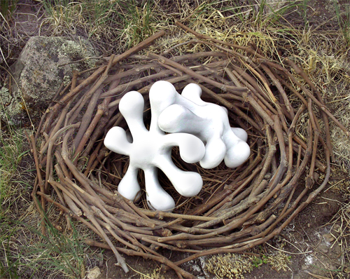 Nesting Splat, 2002.  Photo, 25” x 19 ½”